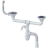 B731V, B731VP - for double sink, round overflow, universal