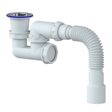 G22R, G22RР - outlet, flexible waste pipe with inspection