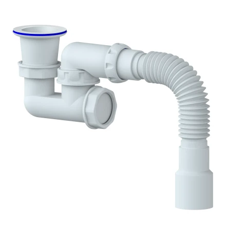 G22R, G22RР - outlet, flexible waste pipe with inspection