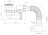 G22R, G22RР - outlet, flexible waste pipe with inspection
