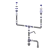 B746VP - for double sink, universal