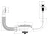 E156K - Outlet for automatic sink with round overflow (components - brass)