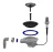 E160VK - outlet for automatic washing machine 3 1/2&quot; (Ø40)