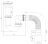 Y120 - waste, flexible outlet pipe