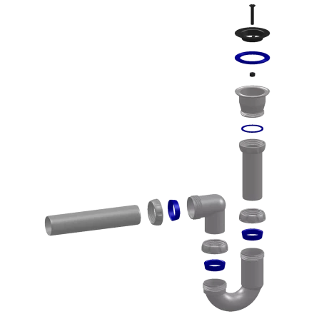 Y210 - waste, outlet pipe