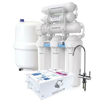 FRO-6NP - Six-stage reverse osmosis system Unicorn FRO-6NP with pump unit