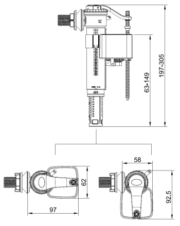 KAU-KL3/8 - Replacement kit, universal, dual-mode