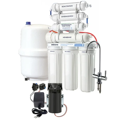 FRO-7P - Seven-stage reverse osmosis system Unicorn FRO-7P with pump
