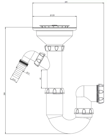 Y432V - without outlet