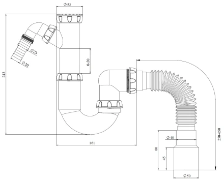 Y520V - without outlet