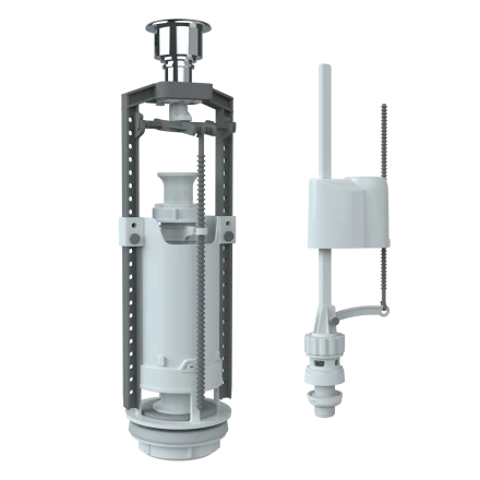 SM-N/H - Raplacement kit, chrome botton, bottom fill