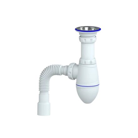 M220 - waste&amp;trap Ø32, flexible outlet pipe