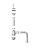 M220 - waste&amp;trap Ø32, flexible outlet pipe