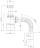 M420 - Ø32, without waste, flexible outlet pipe
