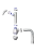 M520V - Ø32, without waste, connector for washing machine