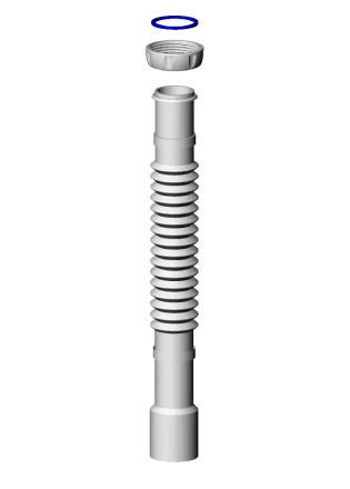 MD45 - flexible pipe 400 mm Ø32