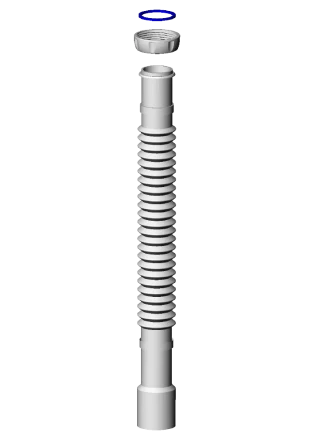 MD85 - flexible pipe 800 mm Ø32