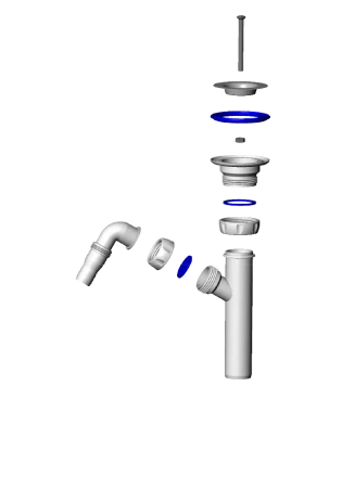MЕ140V - waste 1 1/4&quot; (Ø32)