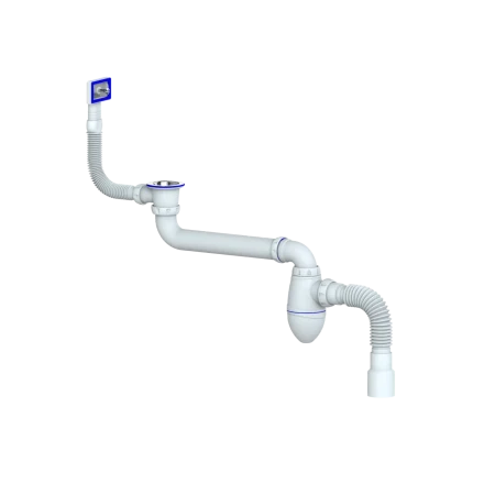 AC23 - trap for tulip, washbasin with screw-on outlet