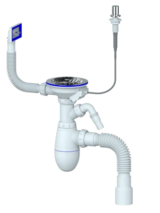 B435VK - siphon for sink-automatic
