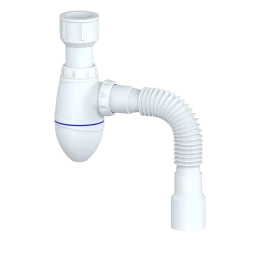 K220 – urinal bottle trap Ø40, flexible outlet pipe