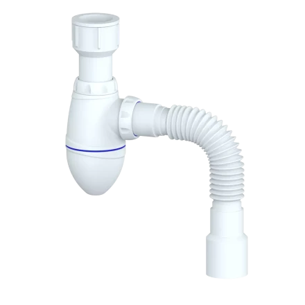 K220 – urinal bottle trap Ø40, flexible outlet pipe