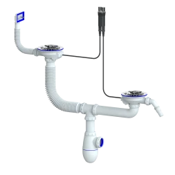 B711VK - for double sink-automatic