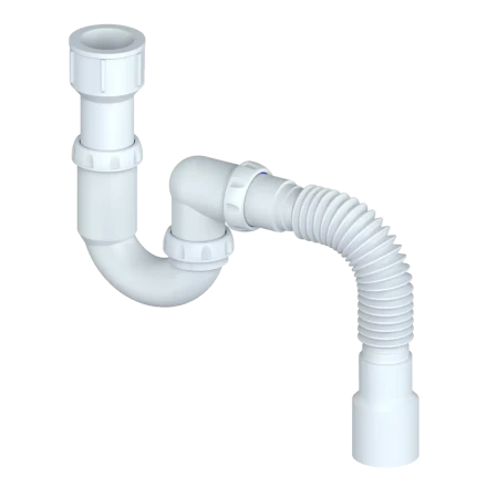 K320 - urinal bottle trap Ø40, flexible outlet pipe