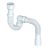 K320 - urinal bottle trap Ø40, flexible outlet pipe