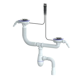 B750VK - for double sink-automatic