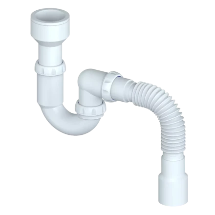 K325 - urinal bottle trap Ø50, flexible outlet pipe