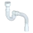 K325 - urinal bottle trap Ø50, flexible outlet pipe