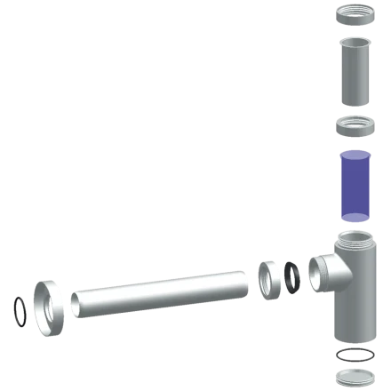 A930H - waste&amp;trap for washbasin