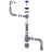 B423 - waste Ø40, round overflow