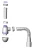 M422 - Ø32, without waste, flexible outlet pipe