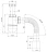 M422 - Ø32, without waste, flexible outlet pipe