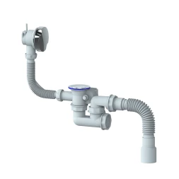 S102R - automatic siphon for bath with inspection